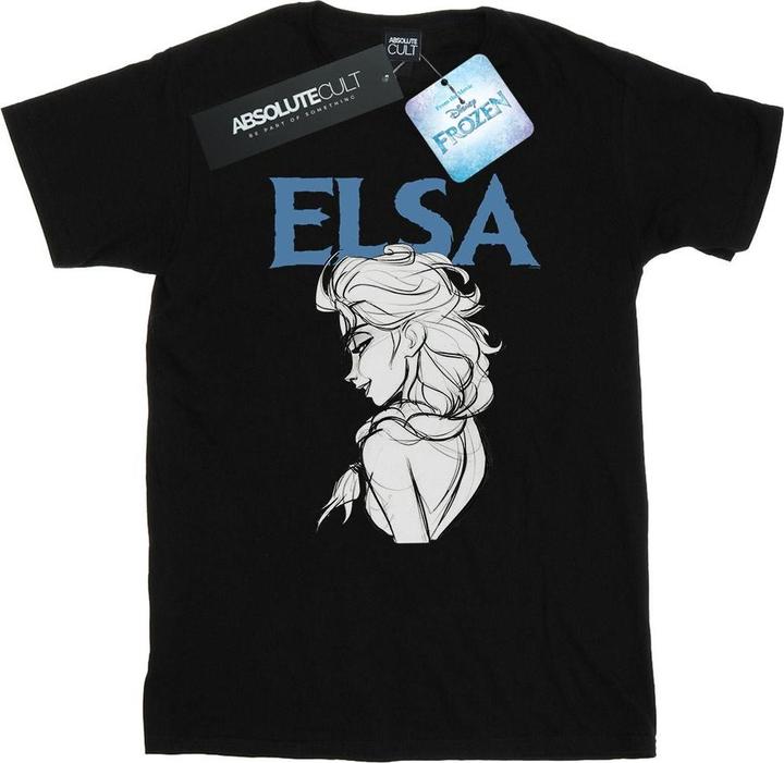 Disney Frozen Elsa Profile Sketch TShirt (S)