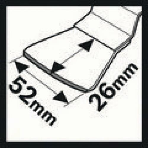 Produktbild Bosch Professional Zubehör HCS Schaber ATZ 52 SC, biegesteif, 52 x 26 mm, 1er-Pack