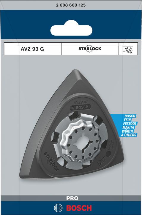 Produktbild Bosch Professional Zubehör PRO AVZ 93 G Zubehör für Multifunktionswerkzeuge, 93 mm