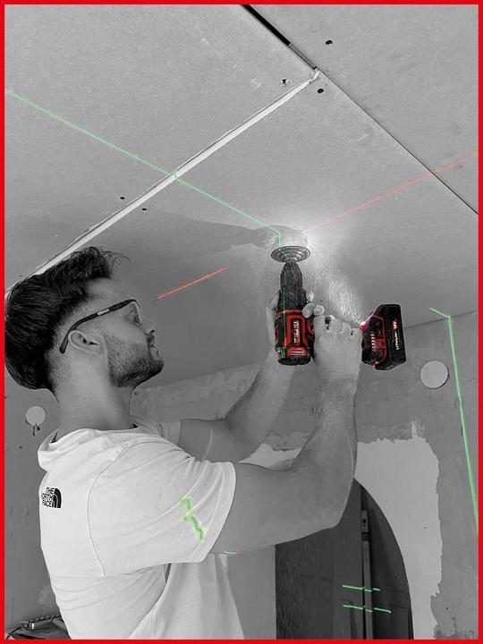 Productafbeelding KS Tools eMONSTER borstelloze accu klopboormachine en schroevendraaierset, 4-delig | 18 volt, 2 accu's en (Oplaadbare batterij)