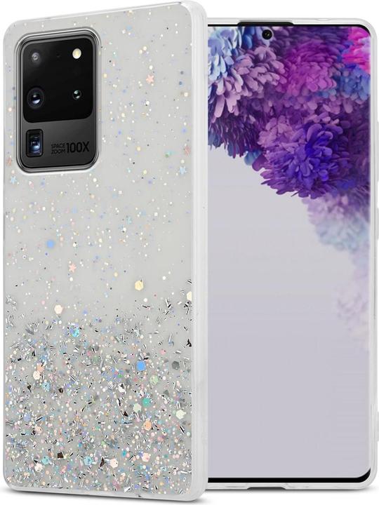 Transparent avec paillettes