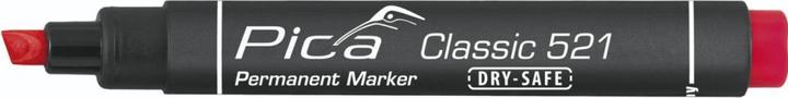 Actual product image Pica Permanent marker 2-6mm, wedge tip, / SB (Red, 6 mm)