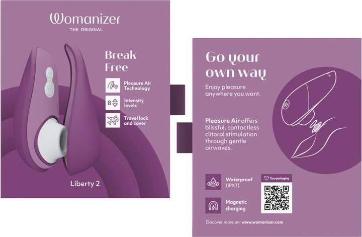 Actual product image Womanizer Liberty 2 Purple