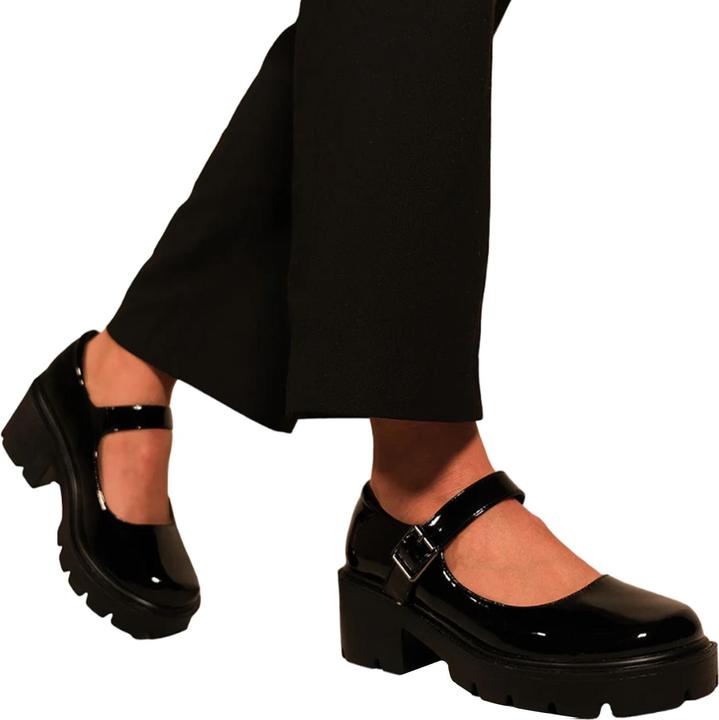 Produktbild Where's That From Riemchenschuhe Rylee Retro Lackleder (39)