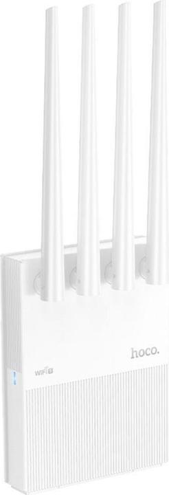 Actual product image Hoco Headphone with microphone wireless router WiFi5 HI31 white