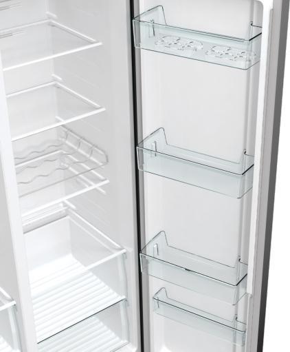 Actual product image Hisense RS711N4AFE - Amerikaanse Koelkast - Zwart (550 l)