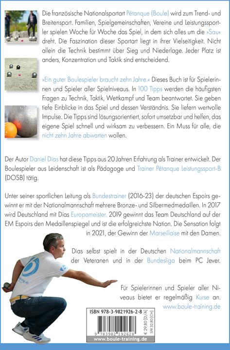Produktbild Dias:Boule Pétanque 100 Tipps die Dei