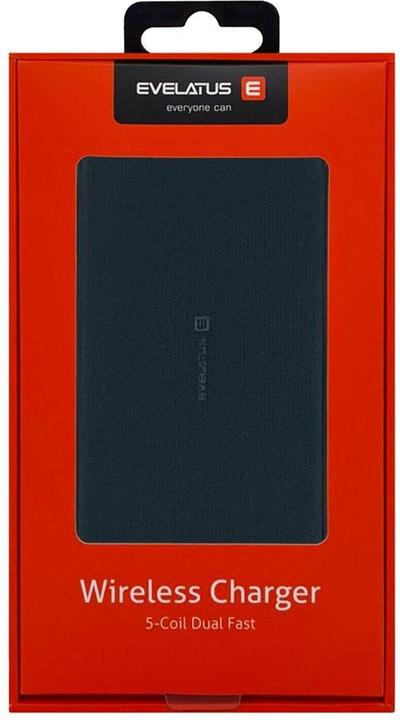 Actual product image Evelatus 5-Coil Wireless Charger EWC05
