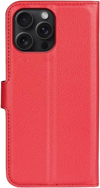 Actual product image MU Classic Litchi Leather Bookcover Series (Apple iPhone 16 Pro Max)