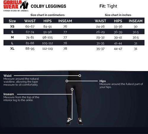 Actual product image Gorilla Wear Colby Leggings black (S)