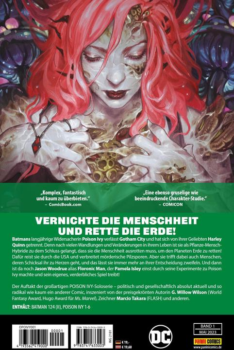 Produktbild Panini Poison Ivy: Metamorphose (Deutsch, Dani, G. Willow Wilson, Marcio Takara, Brian Level, 2023)