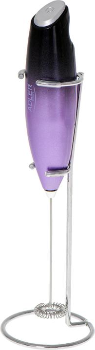 Produktbild Adler AD 4499 Milk frother with a stand, Black/Purple