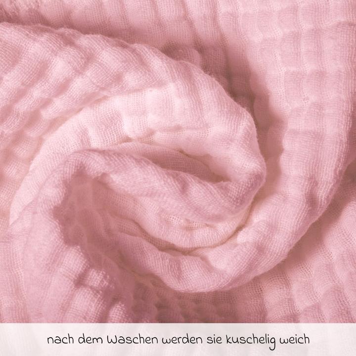 Produktbild Makian Mullwindeln & Mulltücher Mullwindel / Mulltuch 10er Pack 80 x 80 cm - Puder (80 cm, 80 cm)