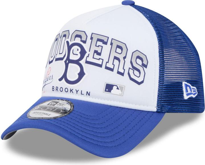 Actual product image New Era A-Frame Mesh Trucker Cap - RETRO Los Angeles Dodgers
