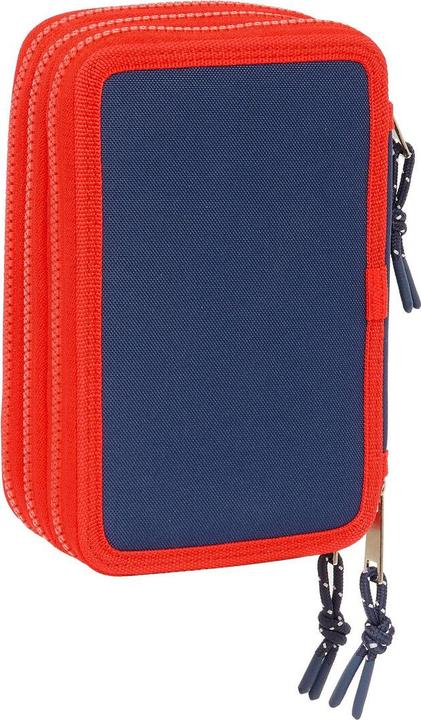 Actual product image Super Triple pencil case Mario World Navy blue 12.5 x 19.5 x 5.5 cm 36 pieces