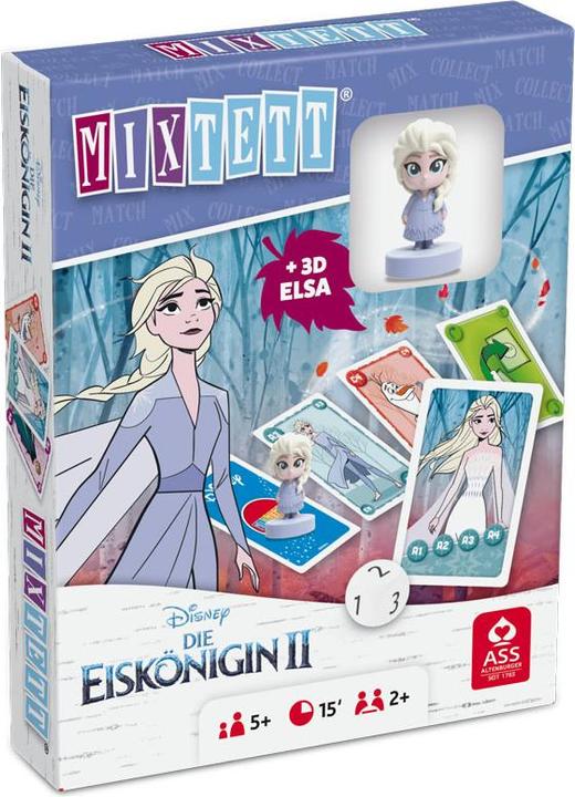 Produktbild ASS Altenburg 22522240 - Mixtett - Disney Die Eiskönigin 2, Kartenspiel (DE/FR(IT) + Figur Elsa, ab 5 J. (Deutsch)