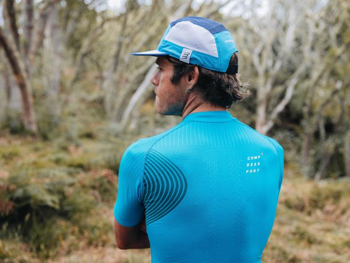 Actual product image Compressport Trail Postural SS Top Hawaiian Ocean (L)