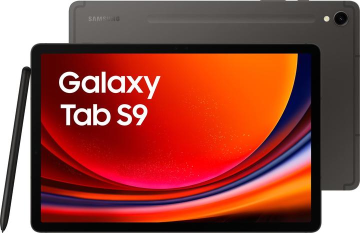 Actual product image Samsung Galaxy Tab S9 WiFi (WLAN only, 11", 256 GB, Graphite grey)