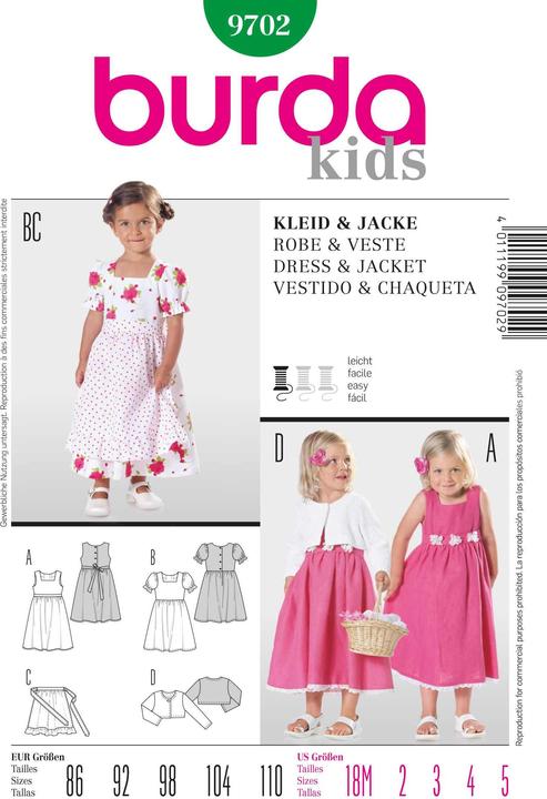 Schnittmuster Kleid + Jacke
