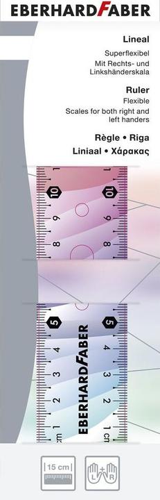 Produktbild Magni EBERHARD FABER Lineal Flexibel rainbow 15cm (15 cm)