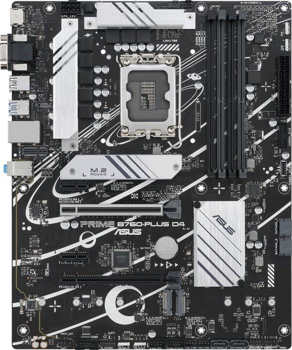 Actual product image ASUS PRIME B760-PLUS D4 (LGA 1700, Intel B760, ATX)