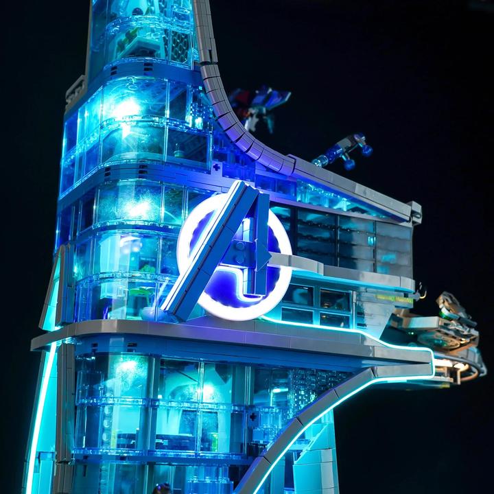 Actual product image BrickBling LED Licht Set für LEGO Avengers Tower (76269) inkl. Fernbedienung