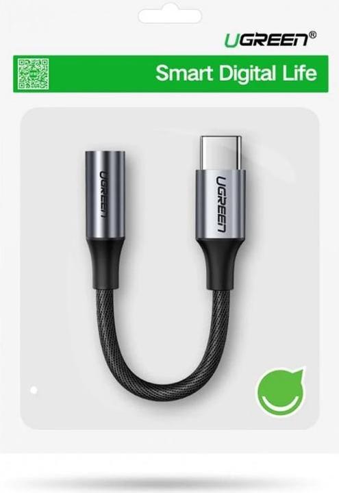 Produktbild Ugreen USB-C zu 3.5mm Buchse Adapter mit DAC Chip (USB Typ C, 3.5mm Klinke)