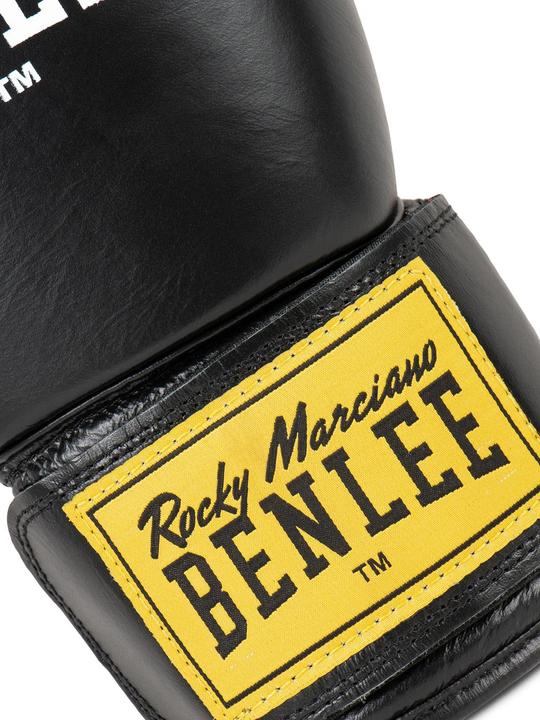 Produktbild Benlee Fighter Boxhandschuhe Leder Schwarz (16 OZ, One Size)
