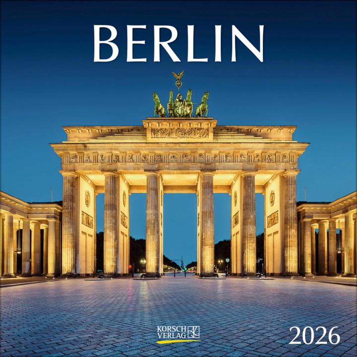 Produktbild Berlin 2026 (Harter Einband, Französisch, Englisch)