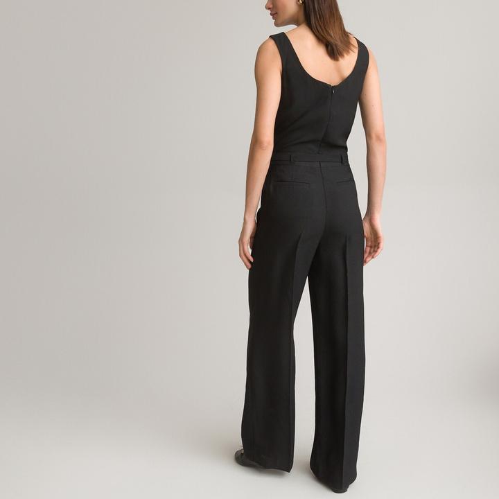 Actual product image Anne Weyburn Jumpsuit in soft flowing crêpe (30)