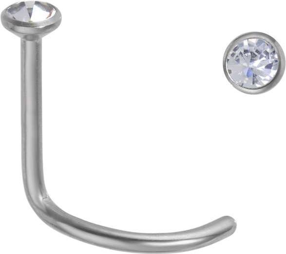 Bijouteria Nasenpiercing (Titan, Kristall)