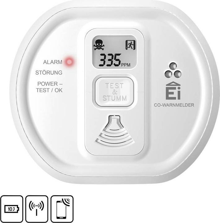 Produktbild Ei Electronics Ei208iDW Kohlenmonoxid-Melder
