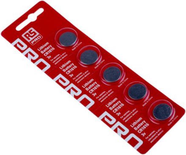 Actual product image Rs Pro CR2025 (5 pcs., CR2025, 160 mAh)