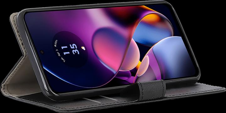Produktbild Cazy Book Case Kompatibel mit Motorola Moto G54 5G - Hülle klappbar Kunstleder - (Motorola Moto G54)