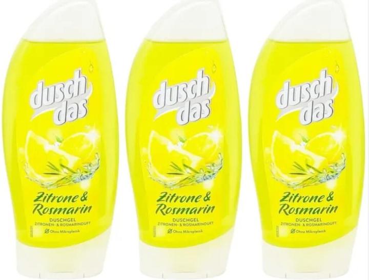 Produktbild duschdas Duschgel Rosmarin-Zitrone - 3x250ml (250 ml)