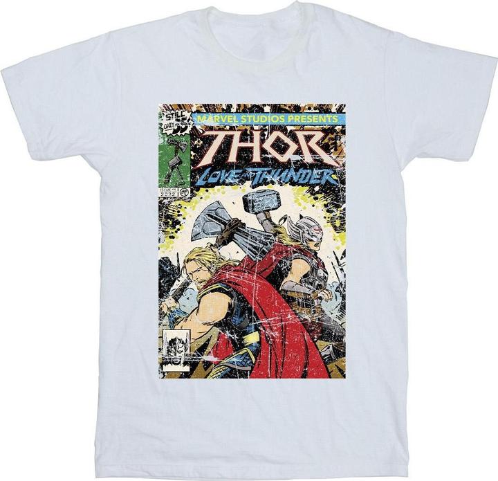Thor Love And Thunder Vintage Poster TShirt (XXL)
