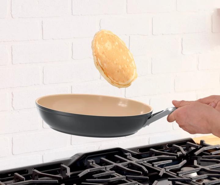 Actual product image Ninja CW93000EN Premium ceramic pot set (24 cm, Pan set + pot set, Aluminium)