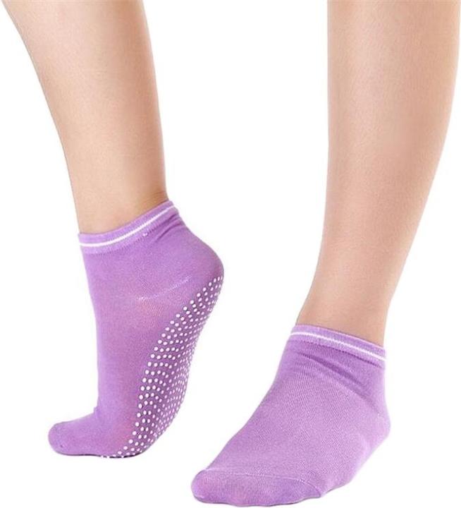 Immagine prodotto JTI Calze da yoga antiscivolo - Viola (Confezione da 2, 35 - 39)