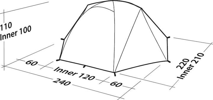 Image du produit Robens Boulder 2 (Tente igloo, 2.40 kg, 2 personnes)