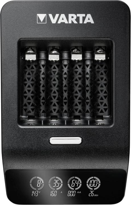 Produktbild Varta LCD Ultra Fast Charger+ (1 Stk., AA, 2100 mAh, Ladegerät inkl. Akku)