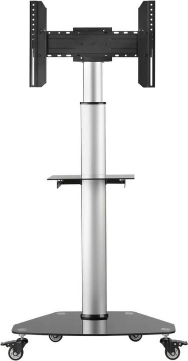 Actual product image Eaton TRIPPLITE Premier Rolling TV Cart for 93,98cm 37Zoll to 177,8cm 70Zoll Displays Black Glass Ba (Monitor, 70", 79 kg)