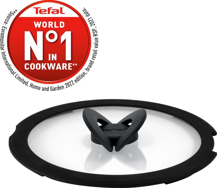 Produktbild Tefal Ingenio G6 Glasdeckel-Set 16/18/20cm (20 cm, Kunststoff, Glas)