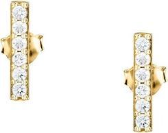 La Petite Story Elegant Gold-Plated Earrings With Zircons Silver Lps01awv72 (Silber)