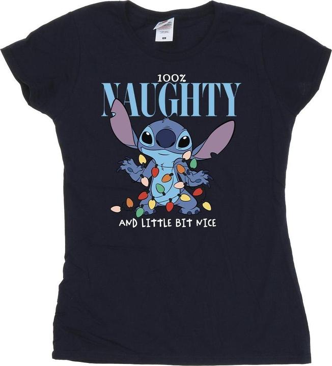 Disney Lilo & Stitch Naughty & Nice TShirt (L)