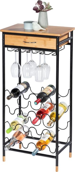 Actual product image Wenko wine rack (48 x 30 x 95 cm, 16 Fl.)