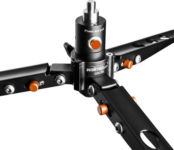 Produktbild Walimex pro pro Ground Rocker GR230 Bodenstativ und Standspinne (Metall, Kunststoff)