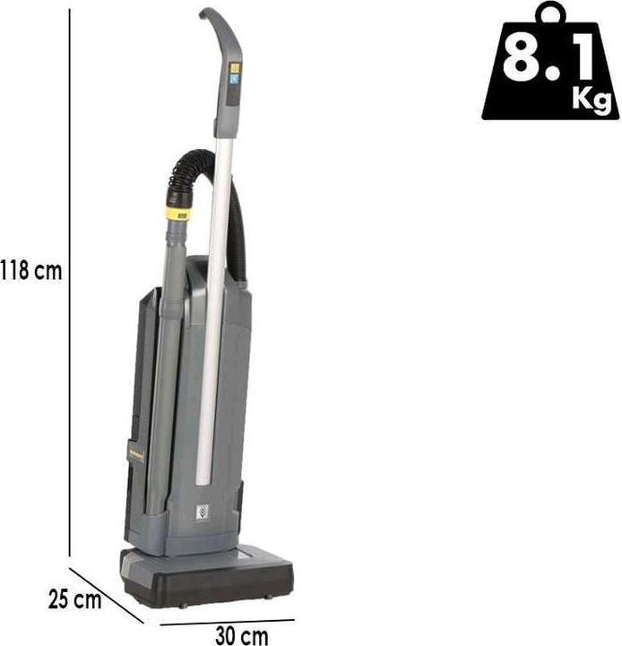 Actual product image Kärcher 1.023-200.0 Brush vacuum cleaner without battery