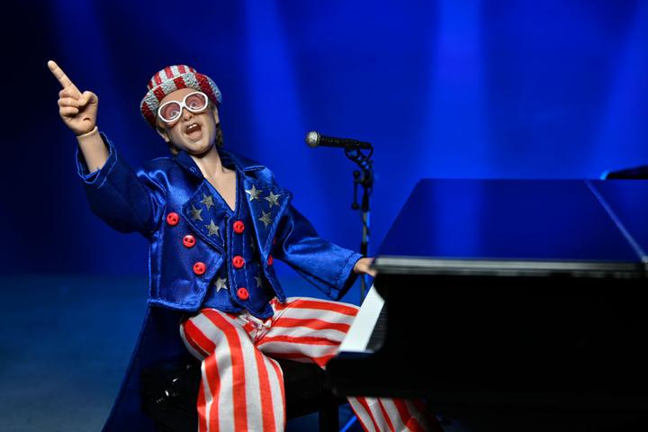 Produktbild Neca Elton John: Live in '76 - Elton John with Piano 8 inch Clothed Action Figure Set