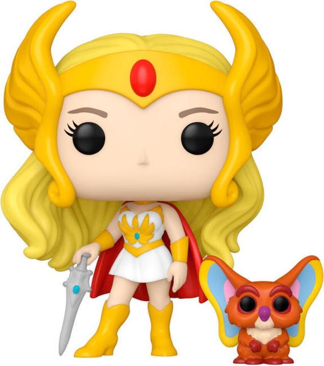 Actual product image Funko Masters of the Universe POP! & Buddy Vinyl Figur She-Ra w/Kowl 9 cm