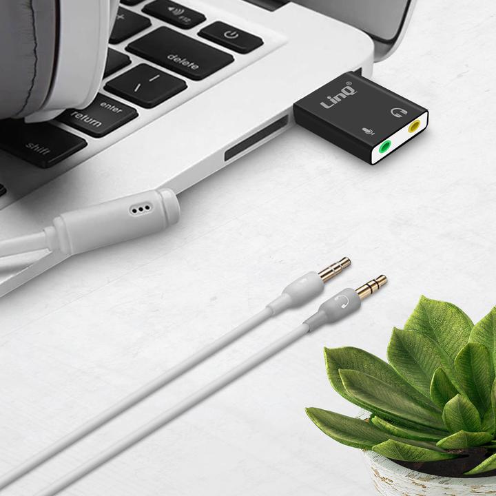 Image du produit LinQ Carte son externe USB 3.5mm jack (USB 2.0)